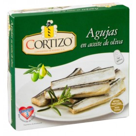 Agujas cortizo en aceite de oliva 12/16 182 gr