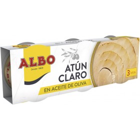 Aun claro Albo en aceite oliva virgen  3x48 gr
