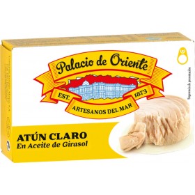 Atún claro palacio de oriente en aceite de girasol 72gr