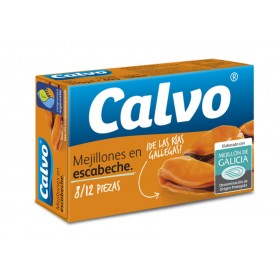 Mejillón calvo  escabeche 8/12 69 gr
