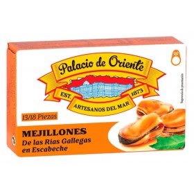 Mejillón palacio de oriente escabeche  13/18 68 gr