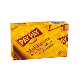 Mejillón pay-pay escabeche6/8 70gr